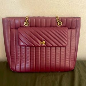 Henri Bendel oxblood large shoulder bag. In great condition.
